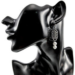 Complete Dames Set Ketting + Armband + Oorbellen - Handgemaakte RVS