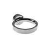 Gepolijst RVS Ring met Parelmoer accent en Verwisselbare Zirkoniasteen
