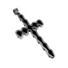 RVS Jasseron-Ketting + Kruis Hanger met Schedel - Ketting 60cm x 3mm