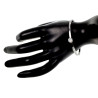 Bangle Dames - RVS - Stijve Armband met Melkwitte Zirkonia
