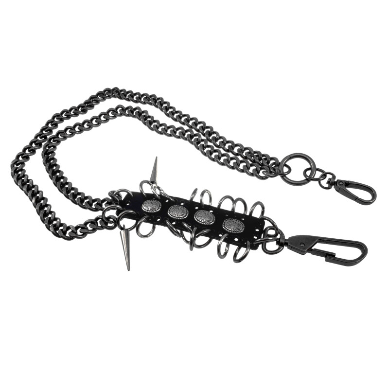 Heren Portemonneeketting met Karabijnhaak Sleutelhanger Broekketting