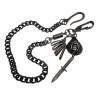 Portemonneeketting met Leer en Metalen - Sleutelhanger - Broekketting