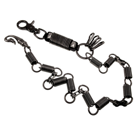 Portemonneeketting met Industriële Schakels Sleutelhanger Broekketting