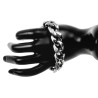 Massieve Cubaanse Armband - Gepolijst en Mat RVS Schakelarmband