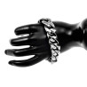 Brede Armband - Gepolijst RVS - MassieveGourmet Schakelarmband
