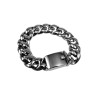 Brede Armband - Gepolijst RVS - MassieveGourmet Schakelarmband