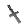 55cm x 2mm Jasseron-ketting + Kruishanger met Gebed - RVS - Unisex
