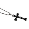 RVS Jasseron-ketting + Kruishanger met Jezus en INRI - Unisex