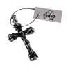RVS Jasseron-ketting + Kruishanger met Jezus en INRI - Unisex