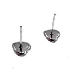 RVS Hartvormige Oorbellen met Limoengroene Cubic Zirkonia Dames