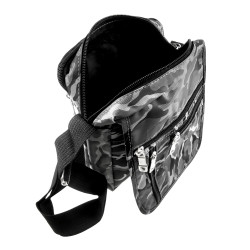 Waterdichte Schoudertas Unisex - Camouflage Grijs - 21 x 17 x 7 cm