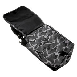 Waterdichte Schoudertas Unisex - Camouflage Grijs - 21 x 17 x 7 cm