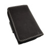 Matzwart Echt Leer Portemonnee RFID - Portemonnee met veel vakken