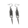 Haakoorbellen met Kettingen, Ringen en Spike Hanger - Lengte 50 mm