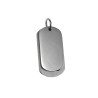 Unisex Jasseron Ketting + Dubbele Dogtag Hanger van Roestvrij Staal