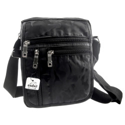 Schoudertas Unisex Camouflage Zwarte Antracietkleurige 21 x 17 x 7 cm