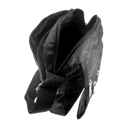 Schoudertas Unisex Camouflage Zwarte Antracietkleurige 21 x 17 x 7 cm