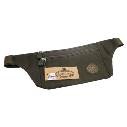 Groen Militair Heuptas Unisex Platte en Compacte Buideltas 27x13x1 cm