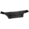 Zwart Antraciet Oxford-stof Platte Heuptas Unisex  23 x 11 x 1 cm