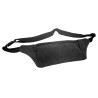 Zwart Antraciet Oxford-stof Platte Heuptas Unisex  23 x 11 x 1 cm