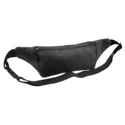 Zwart Antraciet Oxford-stof Platte Heuptas Unisex  23 x 11 x 1 cm