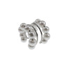 RVS Ear Cuff met Glasparels - 4-Rijgen - Handgemaakt door esde2
