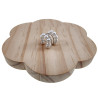 RVS Ear Cuff met Glasparels - 4-Rijgen - Handgemaakt door esde2