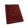 Compacte Donkerrood Leren Portemonnee RFID-bescherming - ID venster