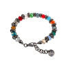 Armband van RVS met Multicolor Kristallen 16 tot 19cm Exclusief esde2