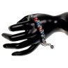 Armband van RVS met Multicolor Kristallen 16 tot 19cm Exclusief esde2