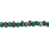 Armband van RVS met Mintgroen Kristallen 16 tot 19cm Exclusief esde2
