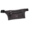 Unisex Sportieve Heuptas Zwart - Platte en Compacte - 23 x 14 x 1 cm