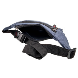 Unisex Sportieve Heuptas Blauw Platte en Compacte 23 x 14 x 1 cm