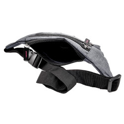 Grijsze Sportieve Heuptas Unisex - Platte en Compacte 23 x 14 x 1 cm