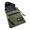 Platte Crossbodytas Groen Unisex - Schoudertas 18 x 15 x 1 cm