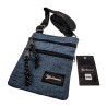 Platte Crossbodytas Blauw Unisex - Schoudertas 18 x 15 x 1 cm