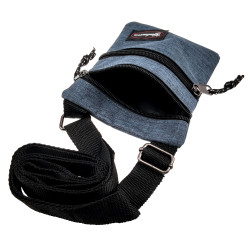 Platte Crossbodytas Blauw Unisex - Schoudertas 18 x 15 x 1 cm