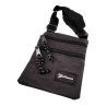 Platte Crossbodytas Zwart Unisex - Schoudertas 18 x 15 x 1 cm