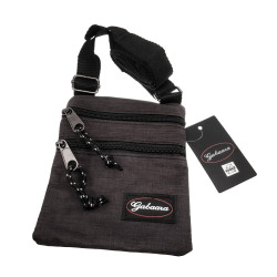 Platte Crossbodytas Zwart Unisex - Schoudertas 18 x 15 x 1 cm