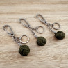 Paracord Sleutelhanger Monkey Fist met RVS Karabijnhaa  - Handgemaakt