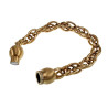 Verguld RVS Ovale Schakelsarmband Dames - Polslengte 15 cm tot 16 cm
