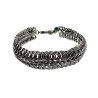 Exclusieve RVS Dubbele Spiraal Schakelarmband - Handgemaakt esde2