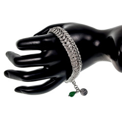 Exclusieve RVS Dubbele Spiraal Schakelarmband - Handgemaakt esde2