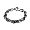 Exclusieve RVS Grove Ovale Schakelarmband -16cm tot 19cm - Handgemaakt