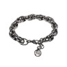 Exclusieve RVS Grove Ovale Schakelarmband -16cm tot 19cm - Handgemaakt