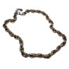 Exclusieve  Bicolor RVS - Grove Ovale Schakelketting - 55cm tot 60cm