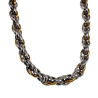 Exclusieve  Bicolor RVS - Grove Ovale Schakelketting - 55cm tot 60cm