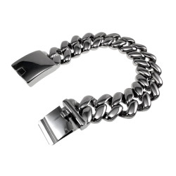 Stoere Armband Heren - RVS L316 - Schakelarmband 20 mm - 18-19 cm