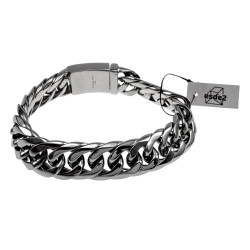 Stijlvolle Armband Heren - RVS L316 - Gourmet Schakelarmband -19-20 cm