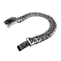 Stijlvolle Armband Heren - RVS L316 - Gourmet Schakelarmband -19-20 cm